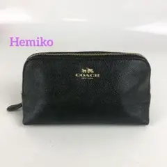 COACH コーチ ポーチ 小物 ブラック レディース ブランド