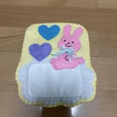 フェルト名札＊うさぎハート
