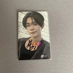 TXT ヨンジュン 直筆サイン トレカ