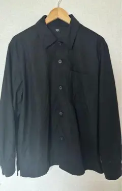 UNIQLO ワークシャツ ジャケット ブラック L