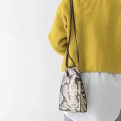 オルセット ORSETTO ミニショルダーバッグ パイソン