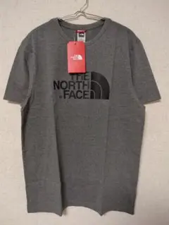 ノースフェイス　新品　未使用　デカロゴ　Tシャツ M グレー　ロゴ