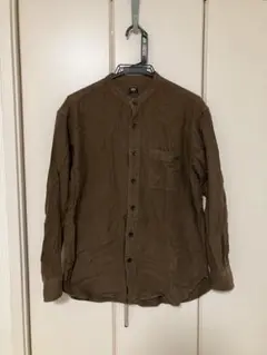 UNIQLO ブラウン 長袖シャツ M
