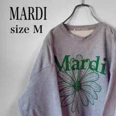 美品 MARDI トレーナー コットン グレー M