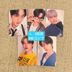 TXT TOGETHER ユニバ ラキドロ トレカ　5枚セット　1、2回目②