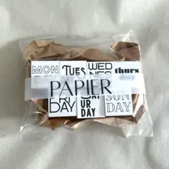 PAPIER 国内作家 スタンプ week セット