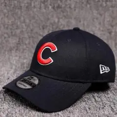 【新品未使用】シカゴ・カブス NEWERA 9FORTY Blackキャップ