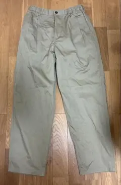 GU チノキャロットパンツ+OS米国仕様　ベージュ 　Sサイズ