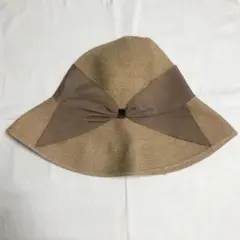 アシーナニューヨーク 帽子 リサコ ブラウン 美品