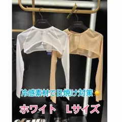 【新品未使用】stAndrews冷感素材 Lサイズ ホワイト 長袖インナー