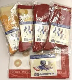 【B-8】ブルボン ドキドキくじ チーズおかき くつ下 おしゃれハンカチーフ