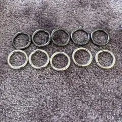 ❤️ラスト１点❤️ キーホルダー 丸型カラビナ 10個入り