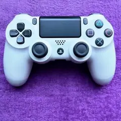 PS4 コントローラー 純正 グレイシャーホワイト k67-C【スティック新品】