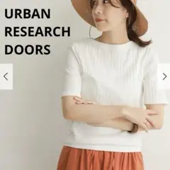 URBAN RESEARCH DOORS針抜き半袖カットソー レディース 半袖
