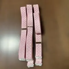 伸縮性　腰紐　ウエストベルト　ピンク①
