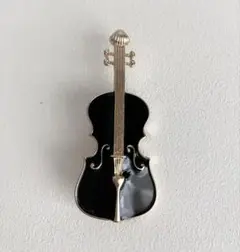 バイオリン・チェロ　楽器　ブローチ