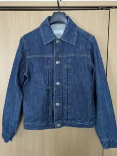 ダークブルー デニムジャケット Lサイズ　Gジャン
