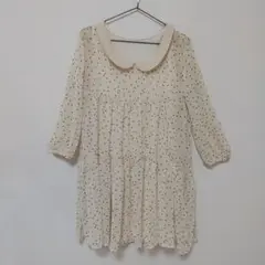 【新品未使用】アースミュージックアンドエコロジーインナー付きシフォンワンピース