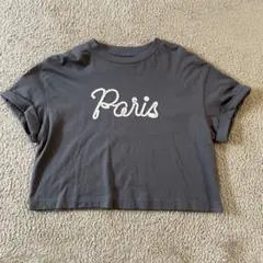 GU グラフィックTシャツ グレー　150サイズ