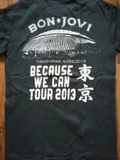 BON JOVI　ボン・ジョヴィ　Tシャツ　2013年　東京　Tシャツ　Mサイズ