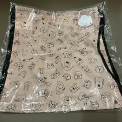 新品未使用　ライゼンタール マイサックキッズ　ナップサック　巾着　ねこ