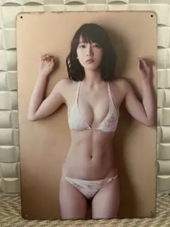 [新品] 吉岡里帆　ブリキ看板