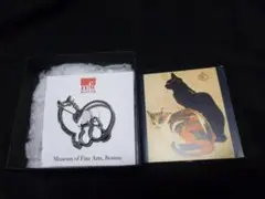 ボストンミュージアム猫の親子ブローチ