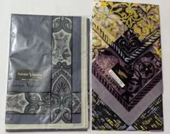 新品 Rudolph Valentino&コシノアヤコ 男性用ハンカチ2枚セット