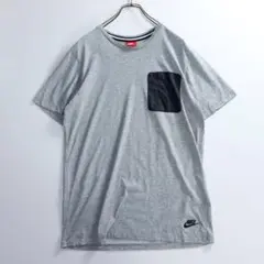 NIKE ナイキ　半袖Tシャツ グレー　メンズ　L ポケット付
