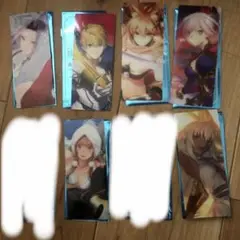 FGO 最終再臨展 編成画面風カード セイバー アーサー・ペンドラゴン　他