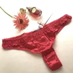 ❤︎スペシャル価格❤︎ ステラマッカトニー 可愛い赤シルクとレースのソング