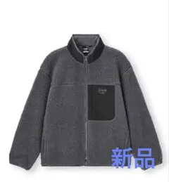 ジーユー　ソフ　コラボ　ボアジャケット　S