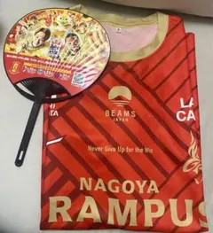 名古屋グランパス鯱の大祭典来場特典ユニフォーム　ミニうちわ