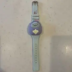 すみっこぐらしデジタル腕時計 水色　とかげ