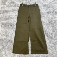 ☆アバハウスエクリュ【36】茶系 春秋 ベイカーパンツ ワイド カジュアル