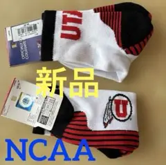 z635 新品NCAA 靴下 ソックス カレッジシリーズ　 ユタ大学