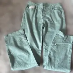 ミントグリーン ロングパンツ 160