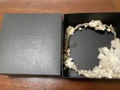 CA4LAブライダル ウエディング 花冠 ヘッドドレス 布花 結婚式 大人用