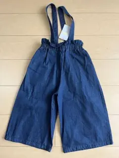 【新品未使用品】サスペンダー付きワイドパンツ