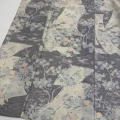夏着物 しょうざん 生紬 美しい染め 正絹 AK-7348
