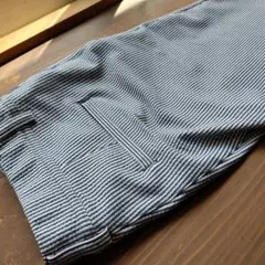 春夏物　ストライプ　ストレッチパンツ