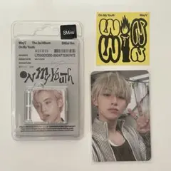 WayV WINWIN トレカ ステッカー SMini On My Youth