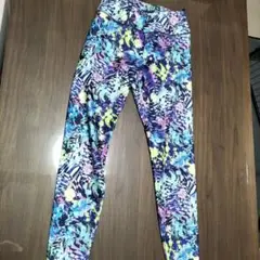 フローラルパターン ヨガパンツ