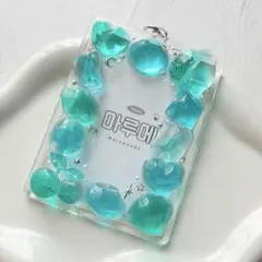 トレカケースキーホルダー　B8　夏　ブルー