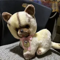 TSUZIMOTO◆ツジペット 大きめの猫のぬいぐるみ◆昭和レトロ？ 新発売 新商品 TSUZIMOTO◇ツジペット 大きめの猫のぬいぐるみ