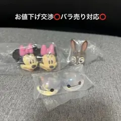 Disney リング　ガチャガチャ　ミニー　ベイマックス　ジュディー