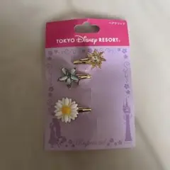 TDR限定品★ヘアクリップ3個 ラプンツェル ディズニー
