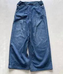 MACPHEE マカフィー　ハイウエスト　タックワイドデニムパンツ 36
