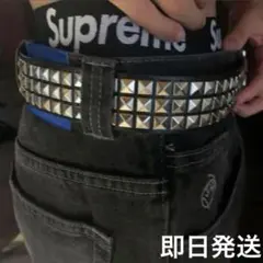 黒 スタッツベルト y2k sk8スケーター bigboy supreme