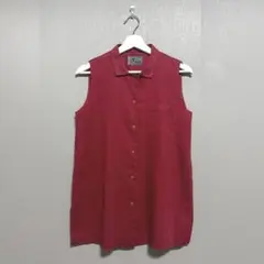 《KENZO》 ケンゾー (F) レディース ノースリーブシャツ トップス 赤